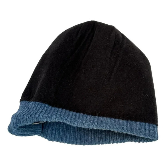 Prana Youth Youth Boy OS Winter Beanie Hat Wool Blue Green Shades New - Picture 4 of 6